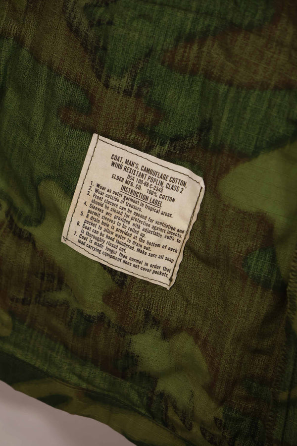 実物 1968年製 ERDL迷彩 ジャングルファティーグジャケット M-L デッドストック