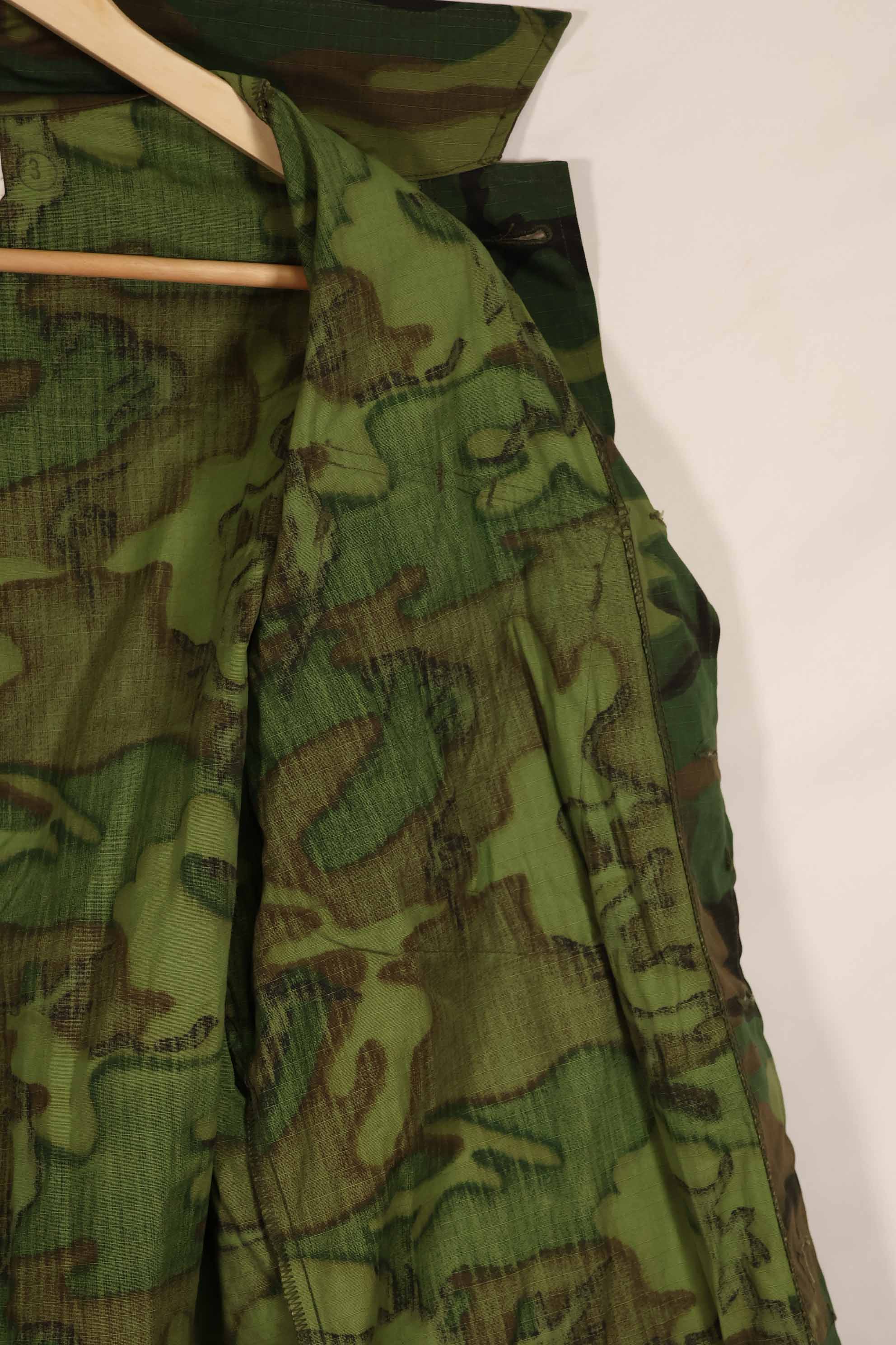 実物 1968年製 ERDL迷彩 ジャングルファティーグジャケット M-L デッドストック