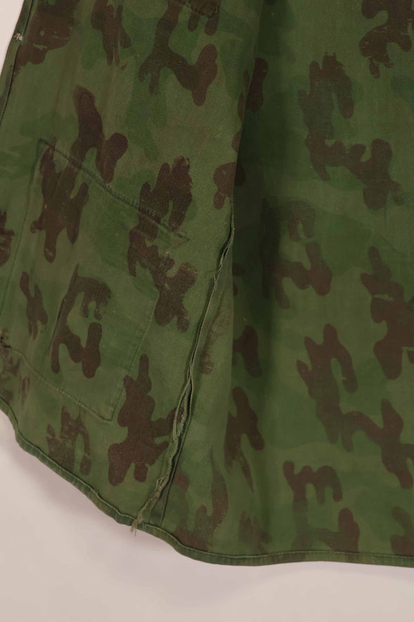 実物 1960年代 ARVN ローカルメイド迷彩 シャツ 摩耗あり 中古品