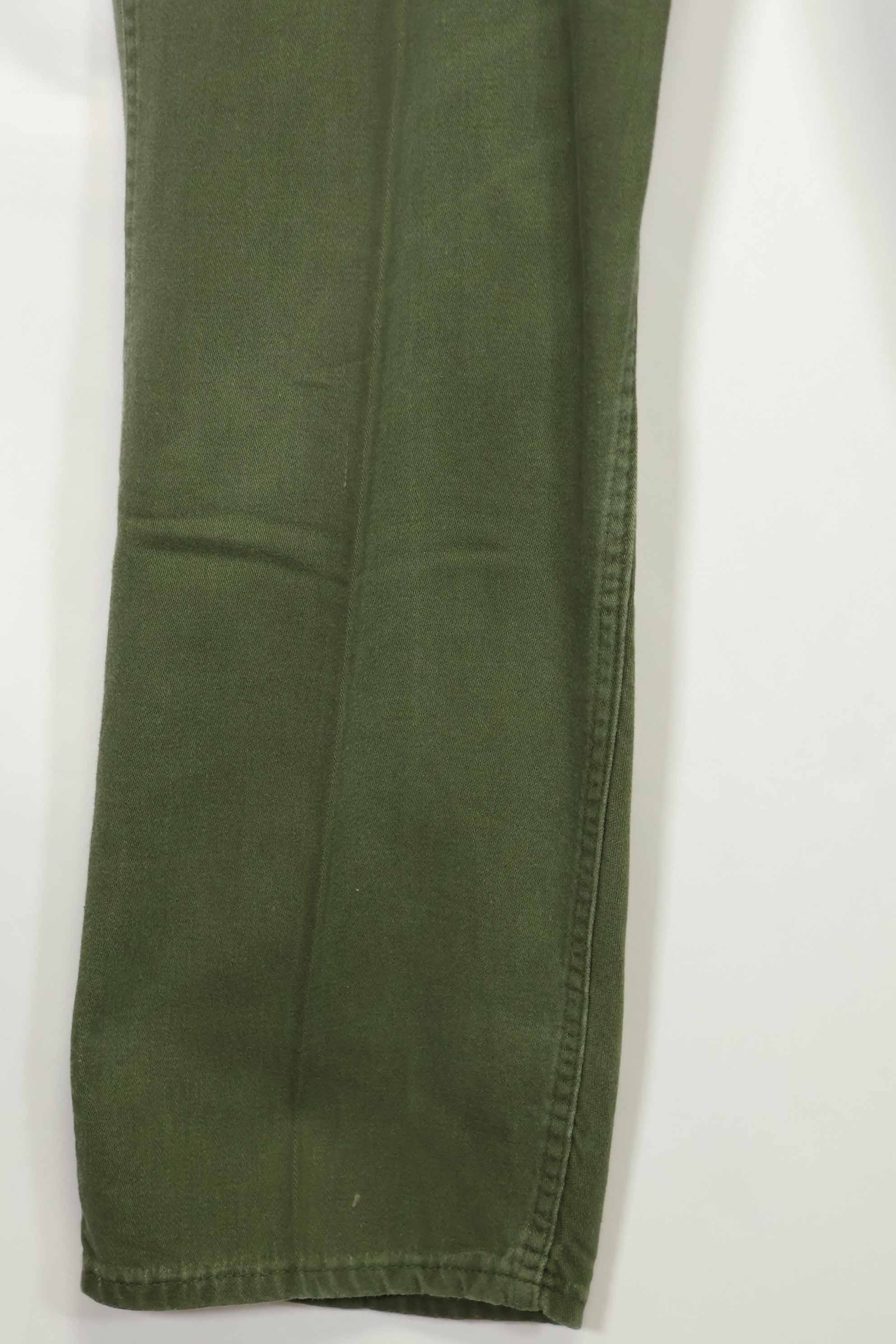 1970年代ロット 個人調達品 OG-107 ユーティリティパンツ ベイカーパンツ 36x30 中古品 A