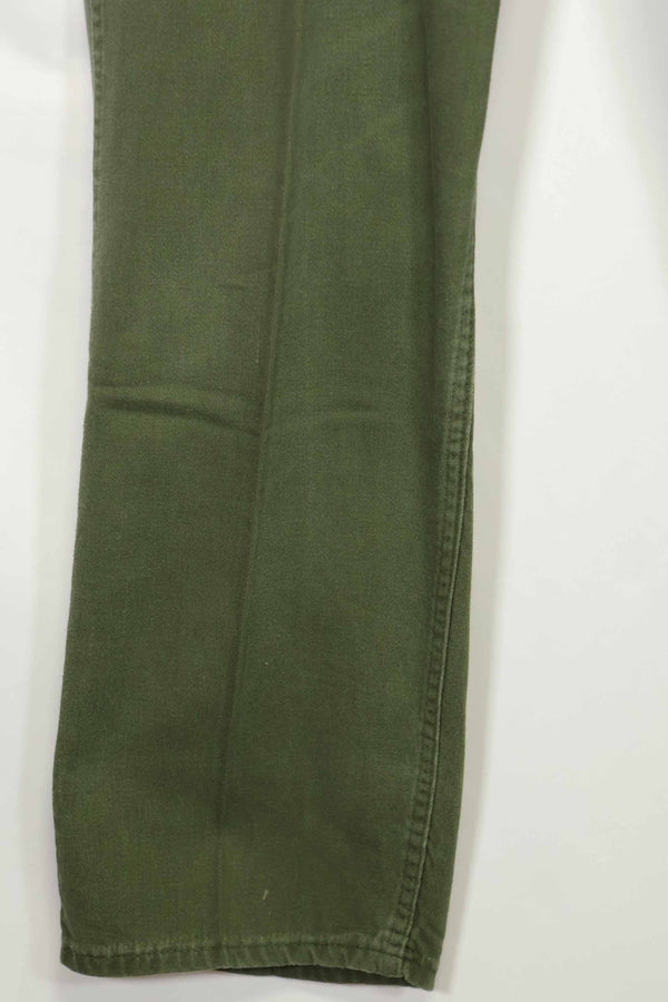 1970年代ロット 個人調達品 OG-107 ユーティリティパンツ ベイカーパンツ 36x30 中古品 A