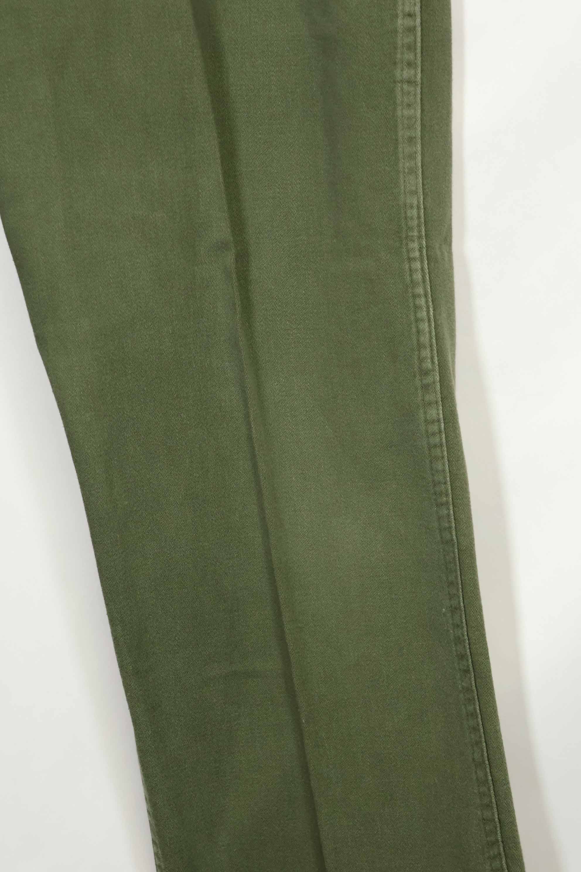 1970年代ロット 個人調達品 OG-107 ユーティリティパンツ ベイカーパンツ 36x30 中古品 A