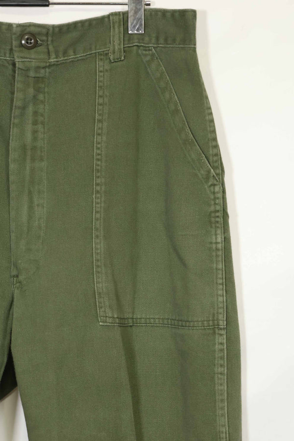 1970年代ロット 個人調達品 OG-107 ユーティリティパンツ ベイカーパンツ 36x30 中古品 A