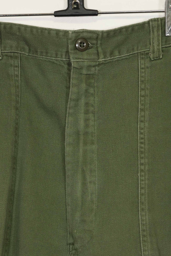 1970年代ロット 個人調達品 OG-107 ユーティリティパンツ ベイカーパンツ 36x30 中古品 A