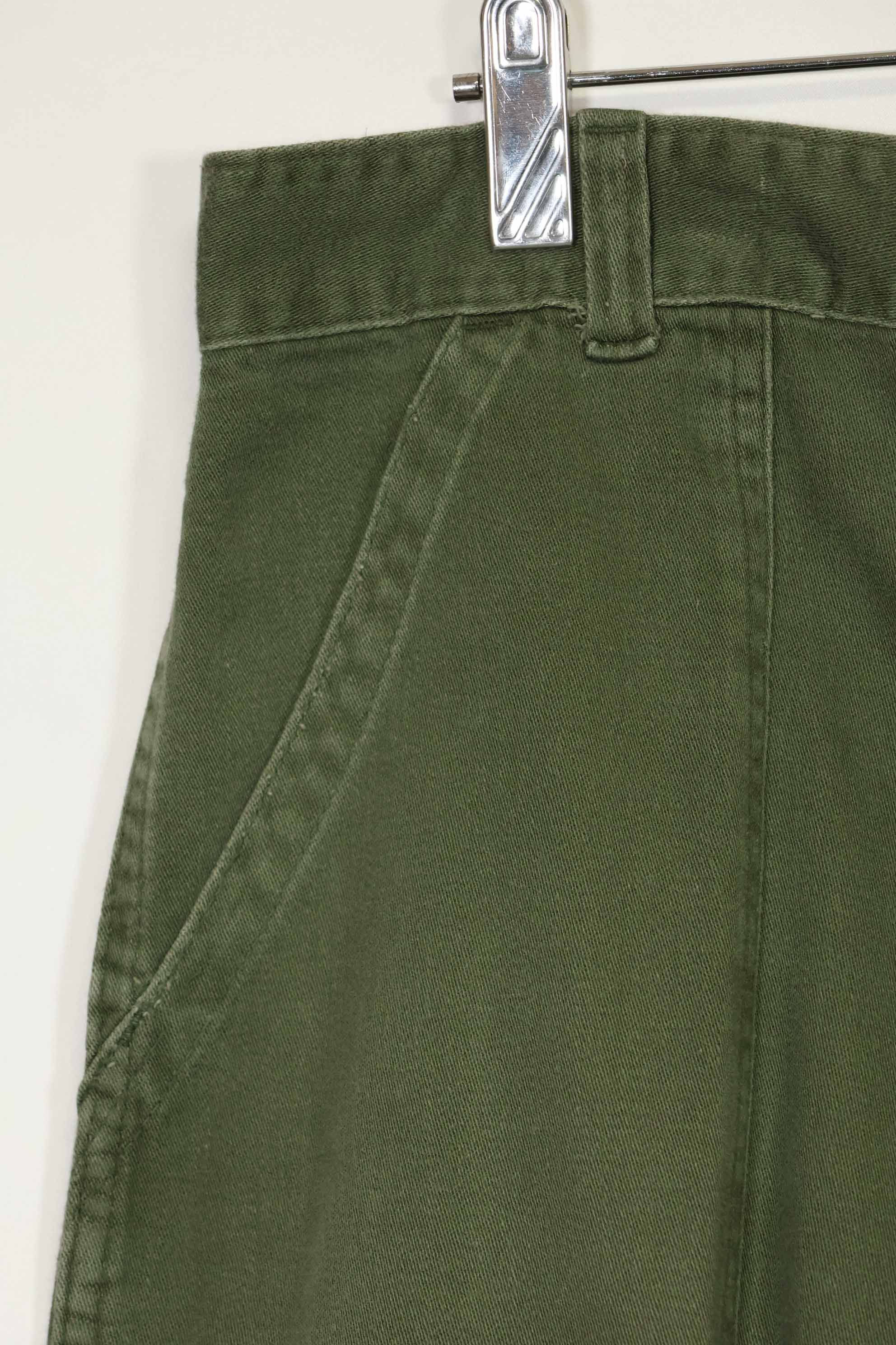 1970年代ロット 個人調達品 OG-107 ユーティリティパンツ ベイカーパンツ 36x30 中古品 A