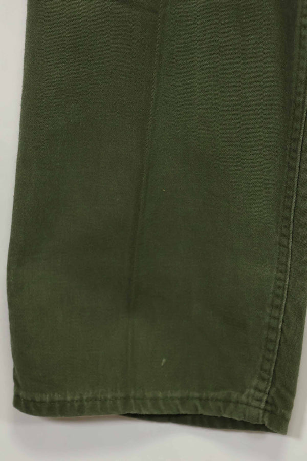 1970年代ロット 個人調達品 OG-107 ユーティリティパンツ ベイカーパンツ 36x30 中古品 A