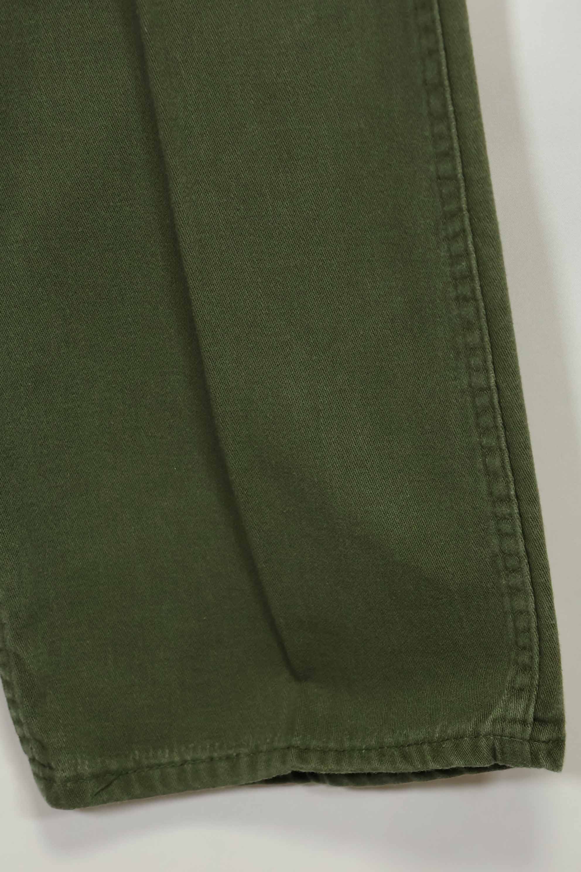 1970年代ロット 個人調達品 OG-107 ユーティリティパンツ ベイカーパンツ 36x30 中古品 A