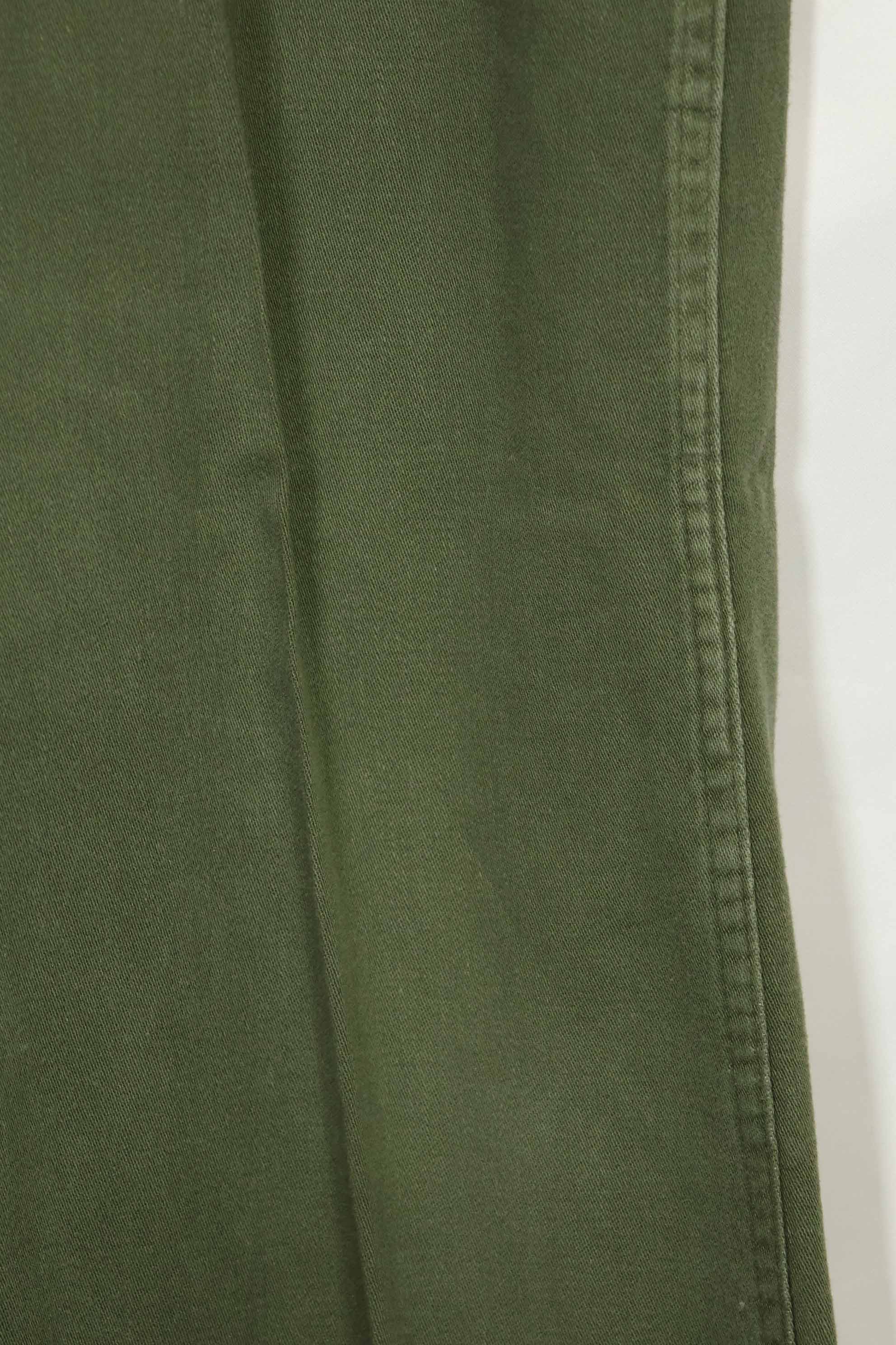 1970年代ロット 個人調達品 OG-107 ユーティリティパンツ ベイカーパンツ 36x30 中古品 A