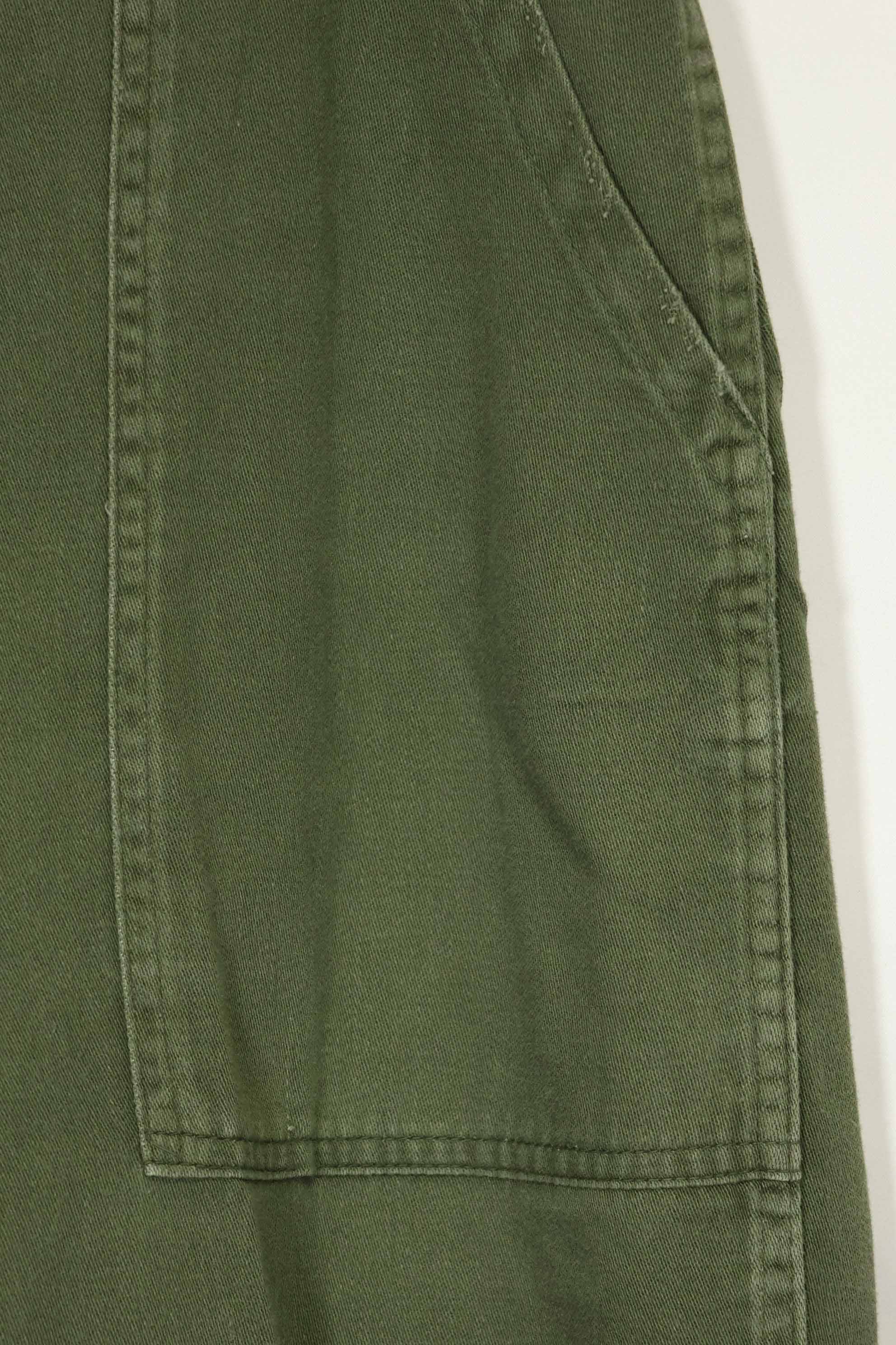 1970年代ロット 個人調達品 OG-107 ユーティリティパンツ ベイカーパンツ 36x30 中古品 A