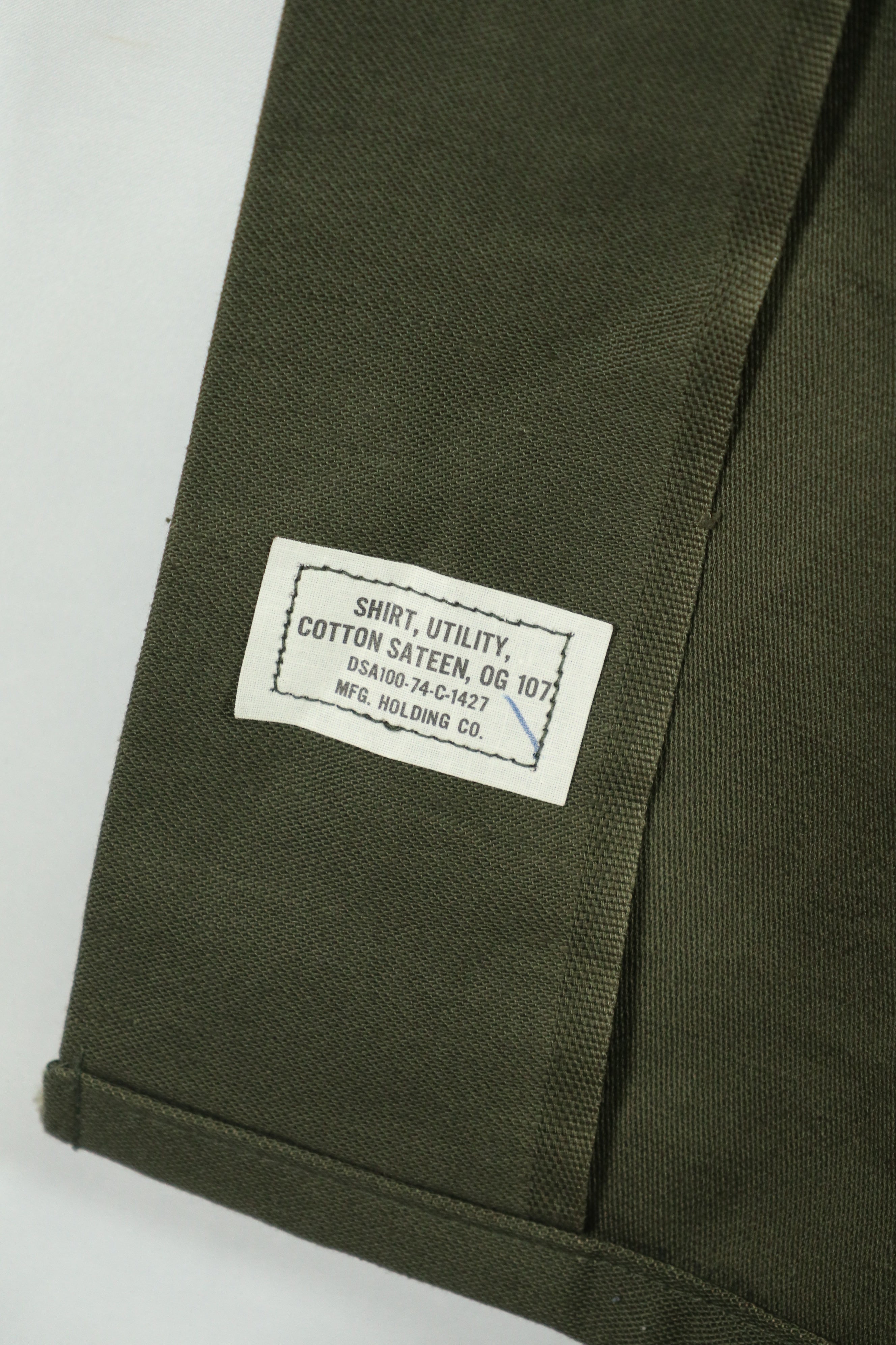 実物 1974年製 OG-107 ユーティリティシャツ デッドストック 161/2 32 大きめサイズ