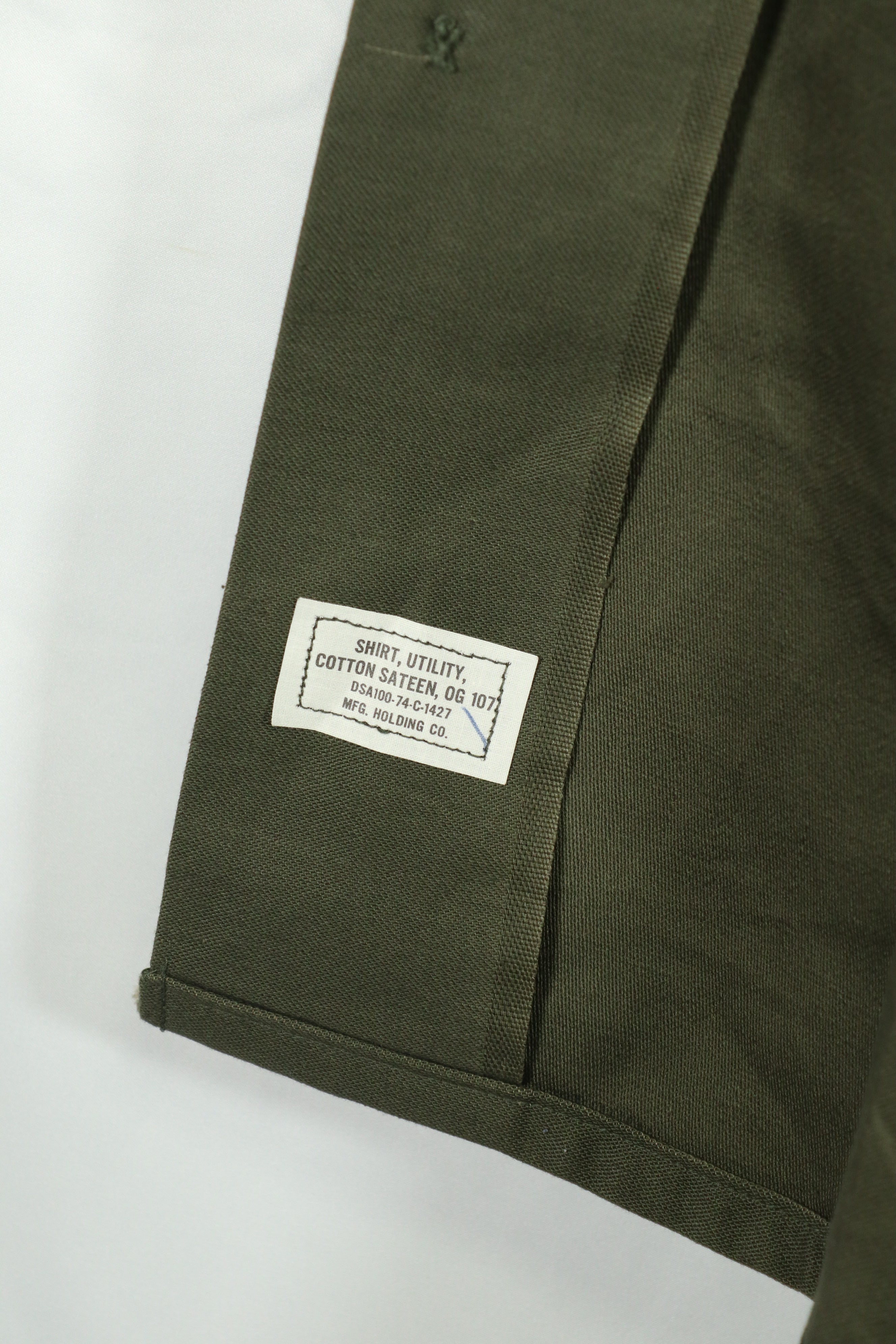 実物 1974年製 OG-107 ユーティリティシャツ デッドストック 161/2 32 大きめサイズ