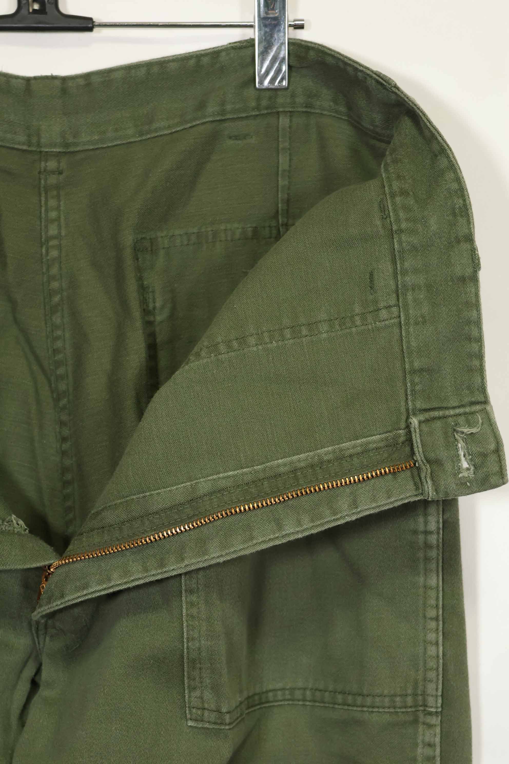 1970年代ロット 個人調達品 OG-107 ユーティリティパンツ ベイカーパンツ 36x30 中古品 A