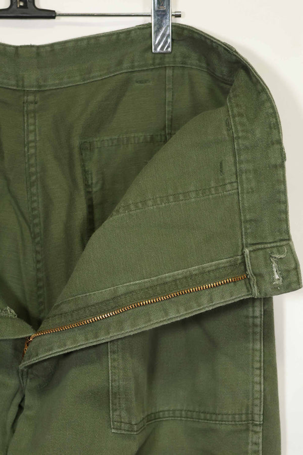1970年代ロット 個人調達品 OG-107 ユーティリティパンツ ベイカーパンツ 36x30 中古品 A