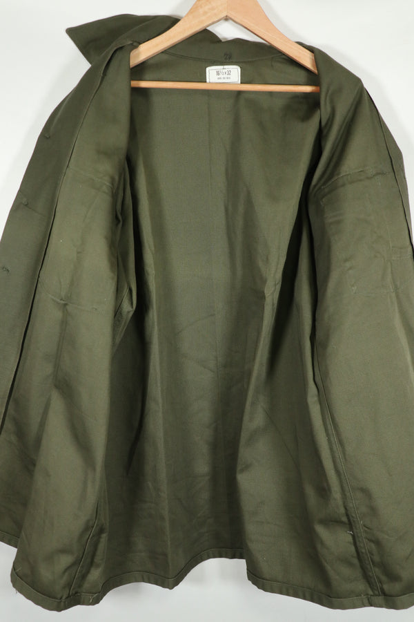 実物 1974年製 OG-107 ユーティリティシャツ デッドストック 161/2 32 大きめサイズ