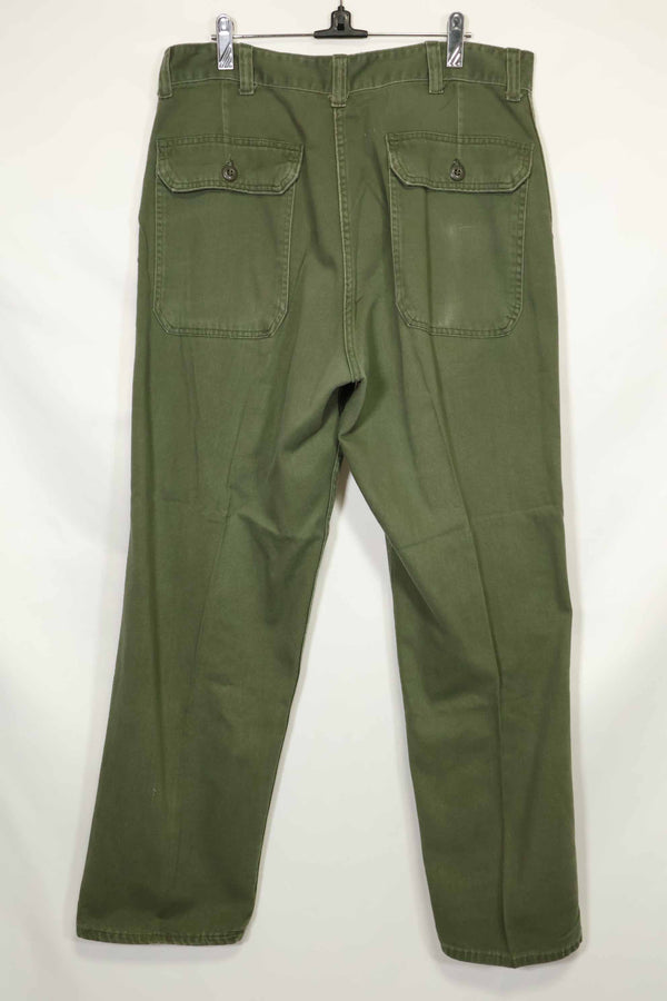 1970年代ロット 個人調達品 OG-107 ユーティリティパンツ ベイカーパンツ 36x30 中古品 A