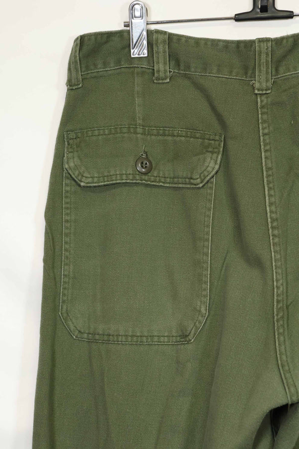 1970年代ロット 個人調達品 OG-107 ユーティリティパンツ ベイカーパンツ 36x30 中古品 A