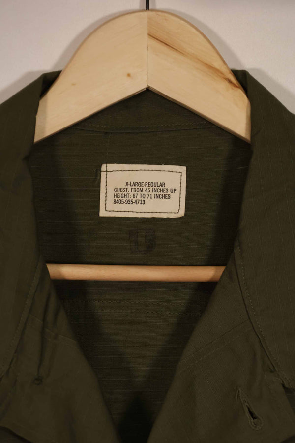 実物 1969年製 4th Model ジャングルファティーグ ジャケット X-L-R デッドストック