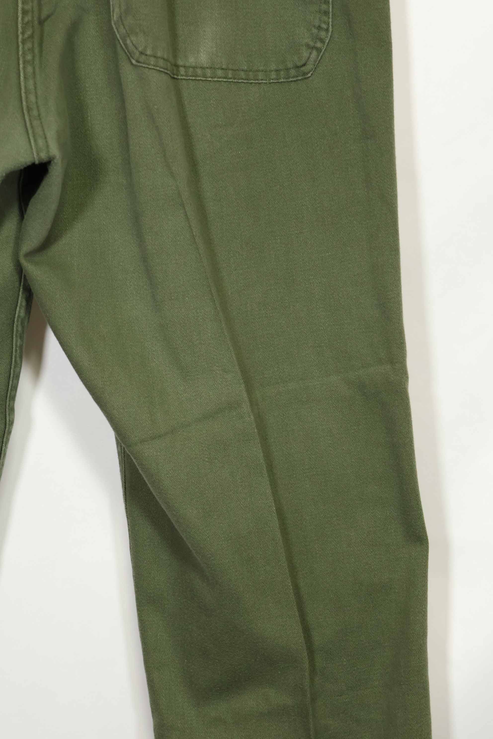 1970年代ロット 個人調達品 OG-107 ユーティリティパンツ ベイカーパンツ 36x30 中古品 A