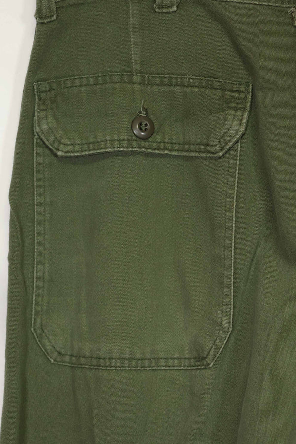 1970年代ロット 個人調達品 OG-107 ユーティリティパンツ ベイカーパンツ 36x30 中古品 A