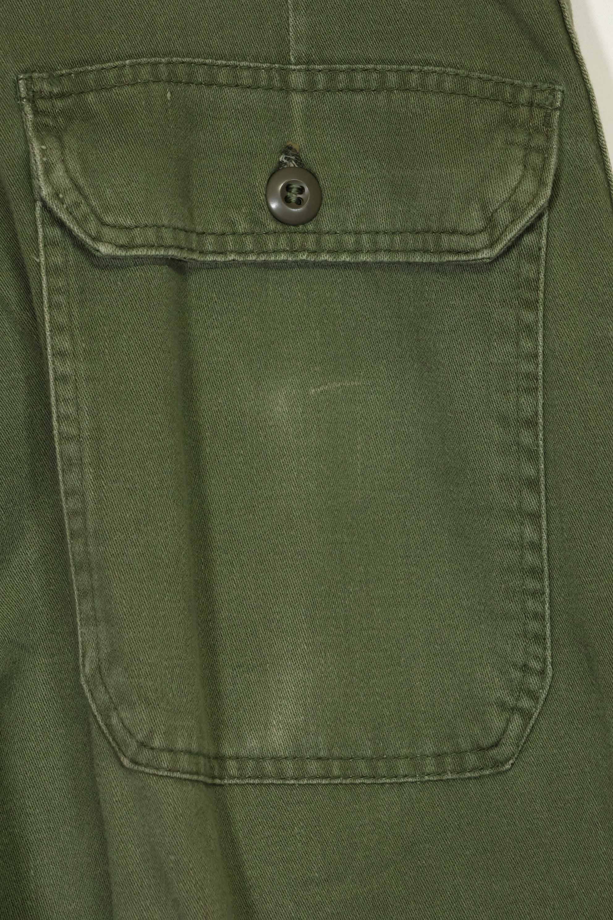 1970年代ロット 個人調達品 OG-107 ユーティリティパンツ ベイカーパンツ 36x30 中古品 A