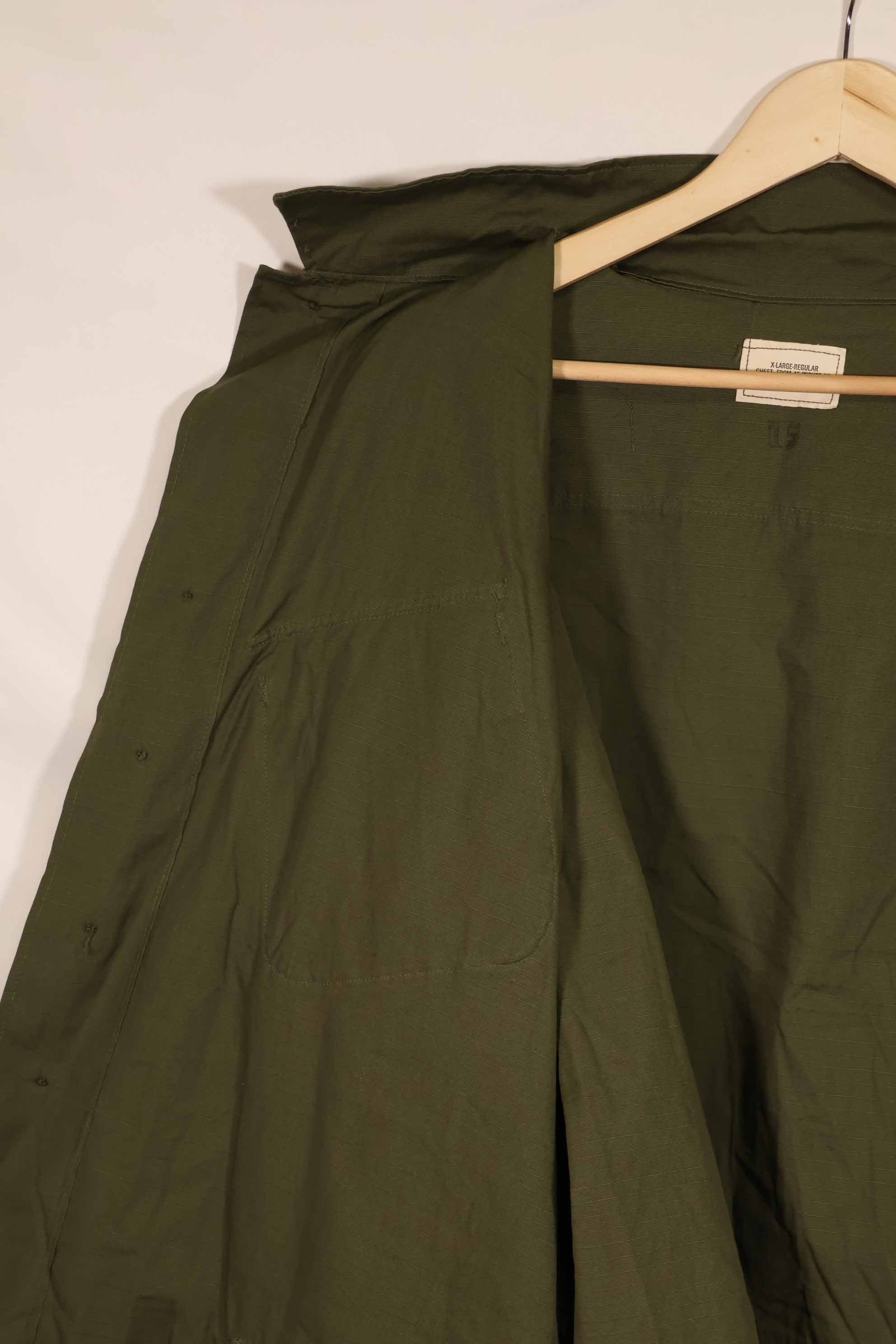 実物 1969年製 4th Model ジャングルファティーグ ジャケット X-L-R デッドストック