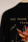 実物 1971-1972 アメリカ海軍 ツアージャケット USS INCHON 中古品