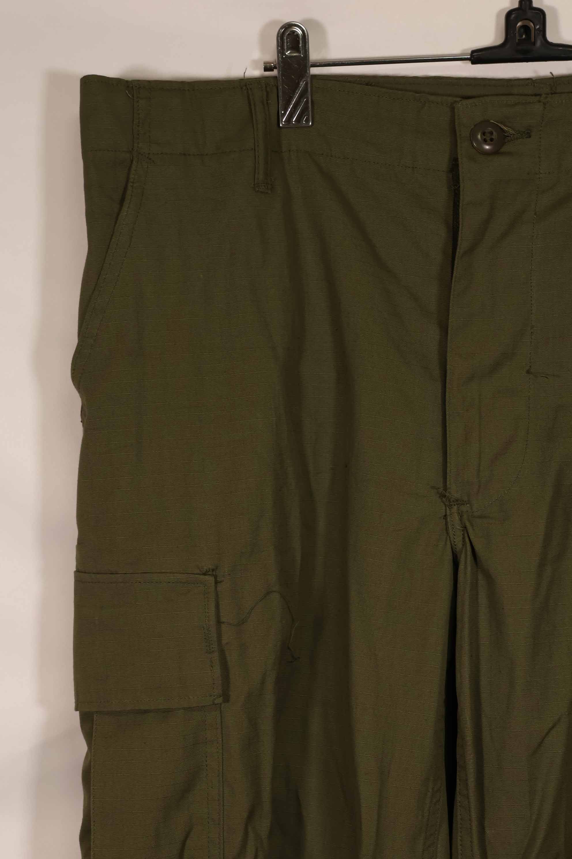 実物 1969年製 4th Model ジャングルファティーグ パンツ M-R デッドストック