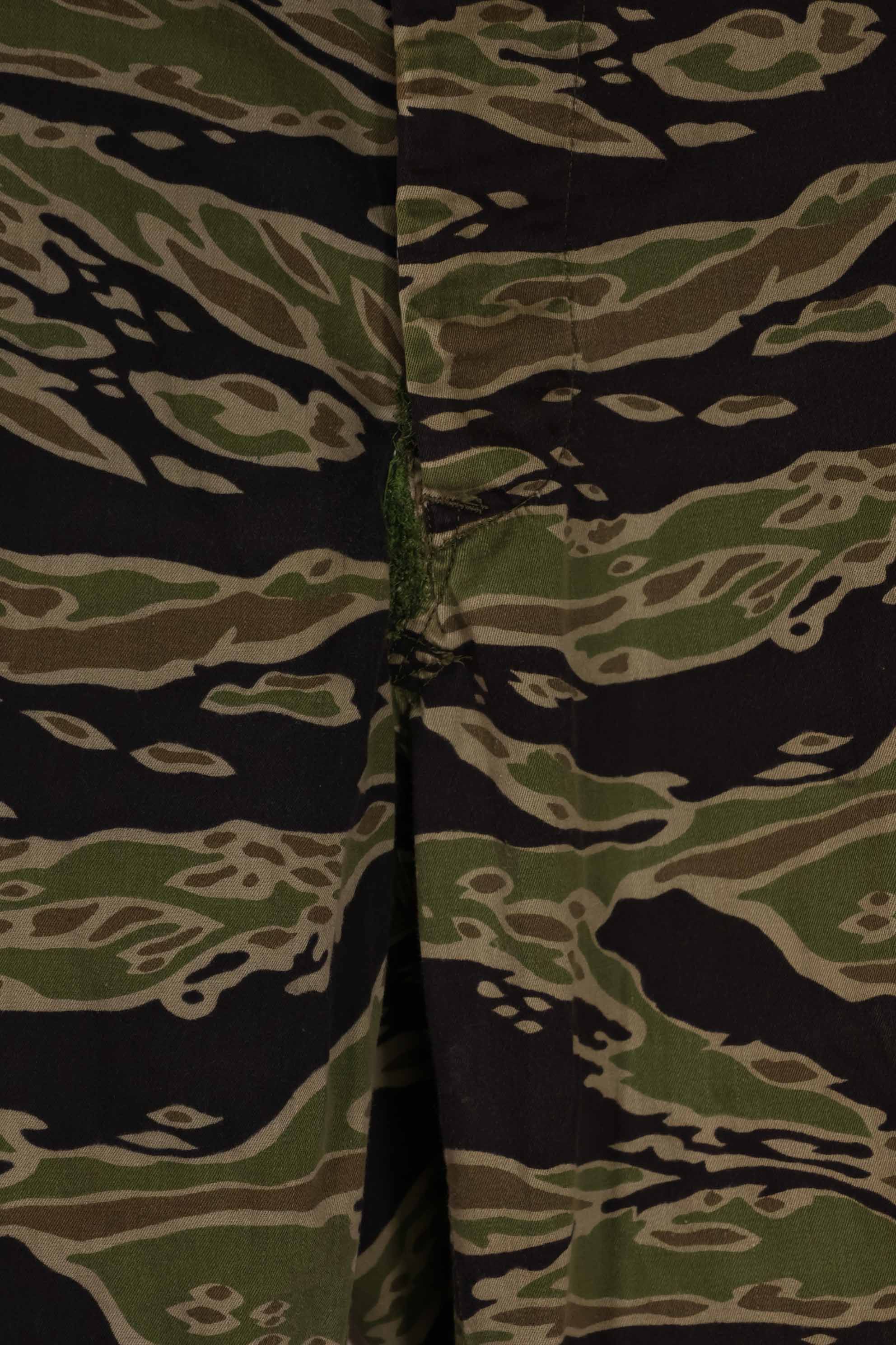 実物 レイトウォーパターン タイガーストライプ パンツ US-L 中古品