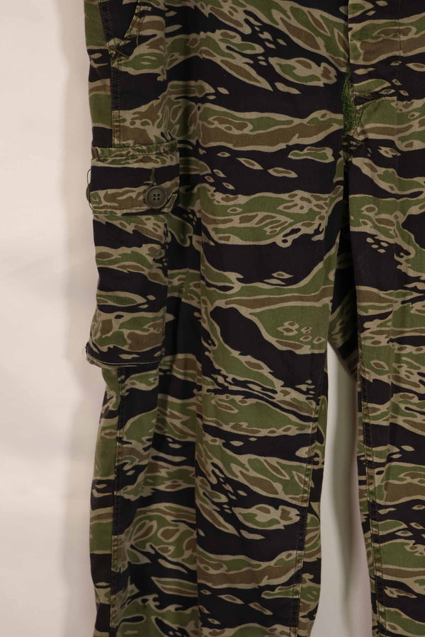 実物 レイトウォーパターン タイガーストライプ パンツ US-L 中古品