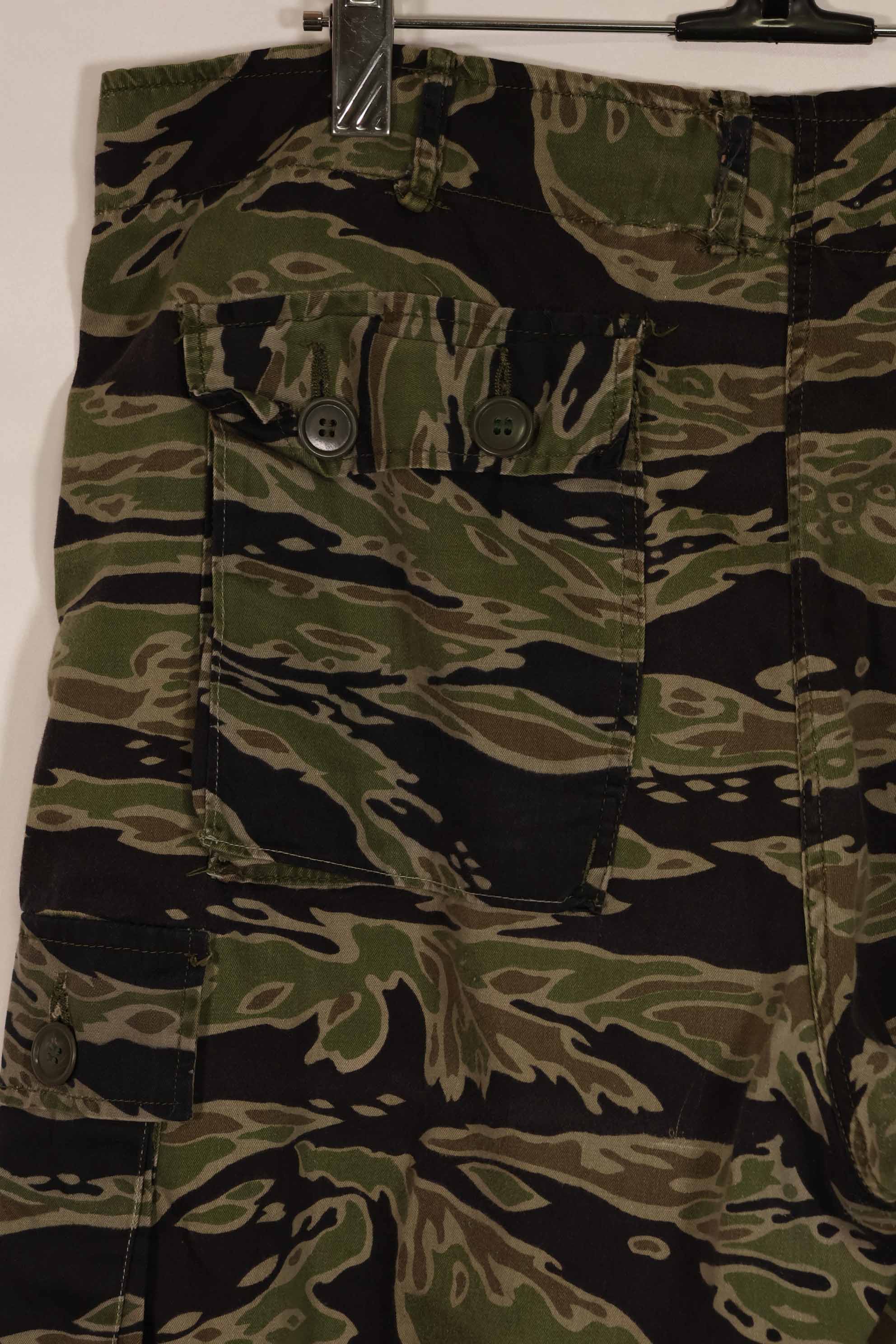 実物 レイトウォーパターン タイガーストライプ パンツ US-L 中古品