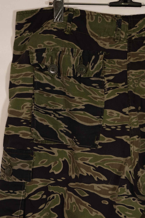 実物 レイトウォーパターン タイガーストライプ パンツ US-L 中古品