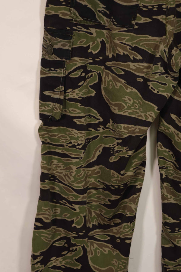 実物 レイトウォーパターン タイガーストライプ パンツ US-L 中古品