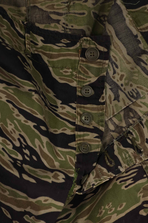 実物 レイトウォーパターン タイガーストライプ パンツ US-L 中古品