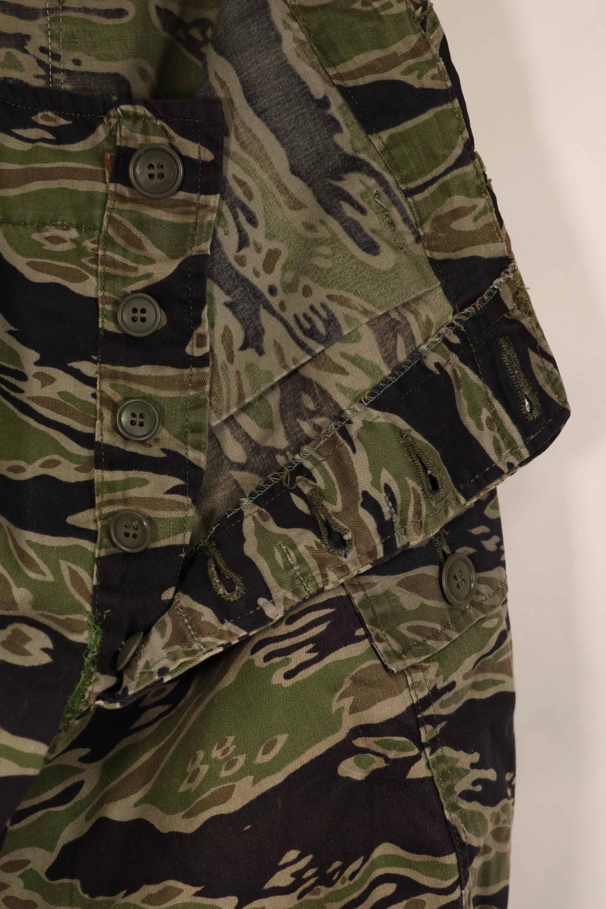 実物 レイトウォーパターン タイガーストライプ パンツ US-L 中古品