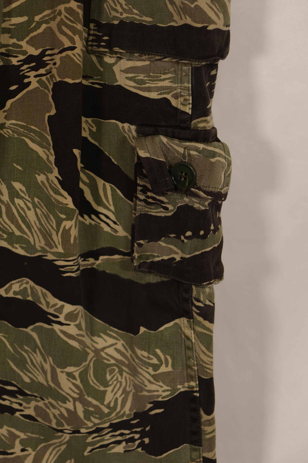 実物 沖縄タイガーパターン タイガーストライプパンツ USカット US-M 中古品