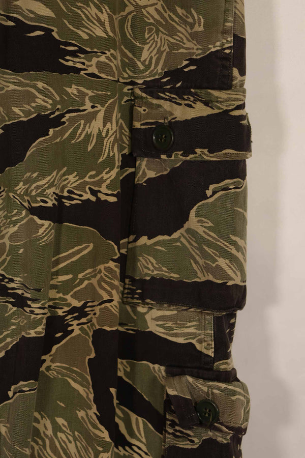 実物 沖縄タイガーパターン タイガーストライプパンツ USカット US-M 中古品