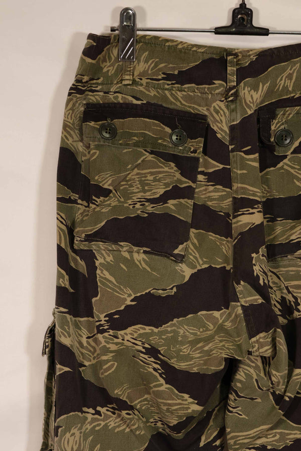 実物 沖縄タイガーパターン タイガーストライプパンツ USカット US-M 中古品