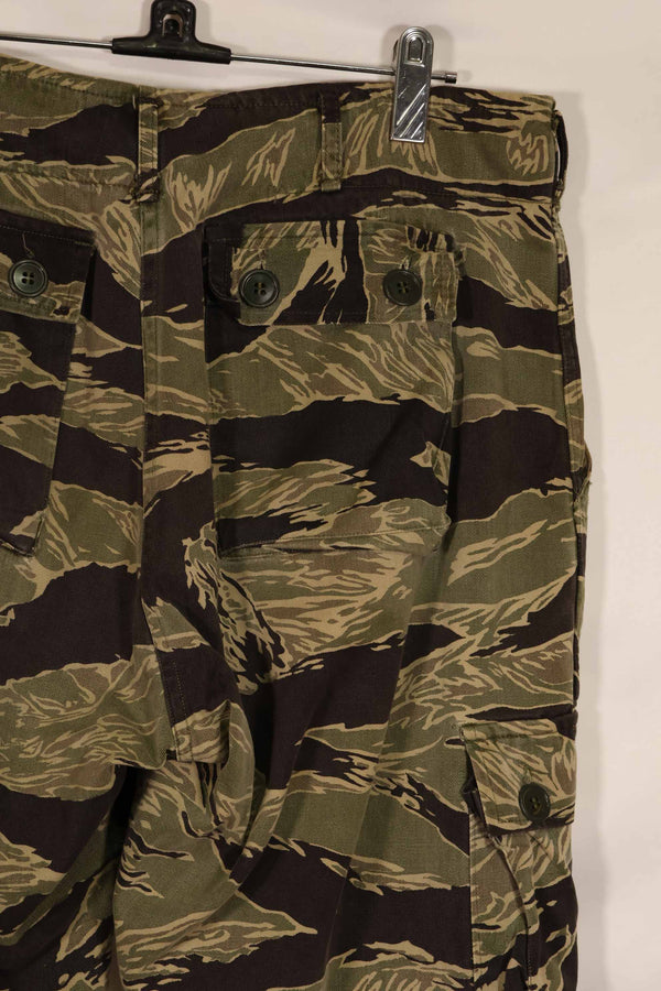 実物 沖縄タイガーパターン タイガーストライプパンツ USカット US-M 中古品