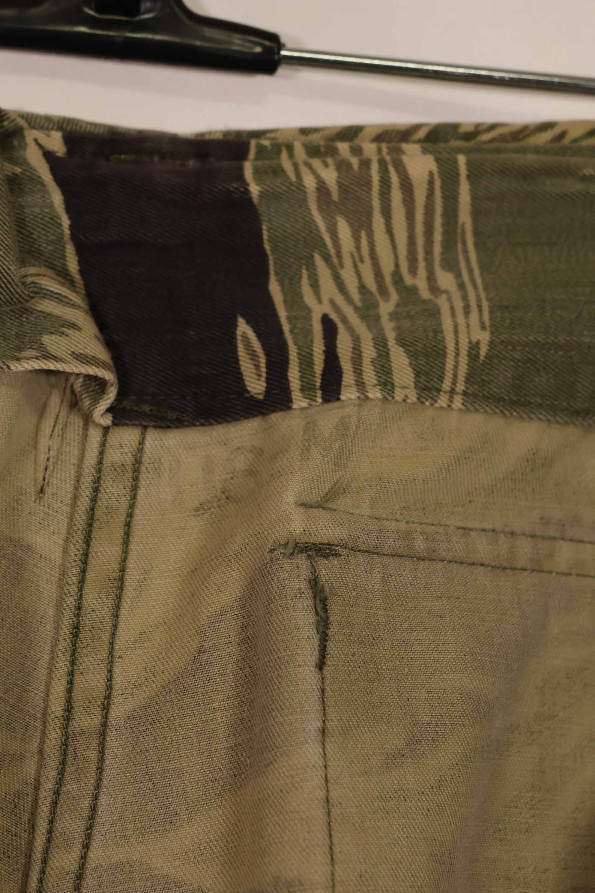 実物 沖縄タイガーパターン タイガーストライプパンツ USカット US-M 中古品