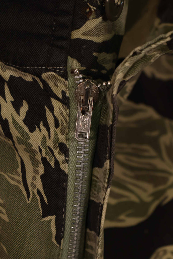 実物 沖縄タイガーパターン タイガーストライプパンツ USカット US-M 中古品