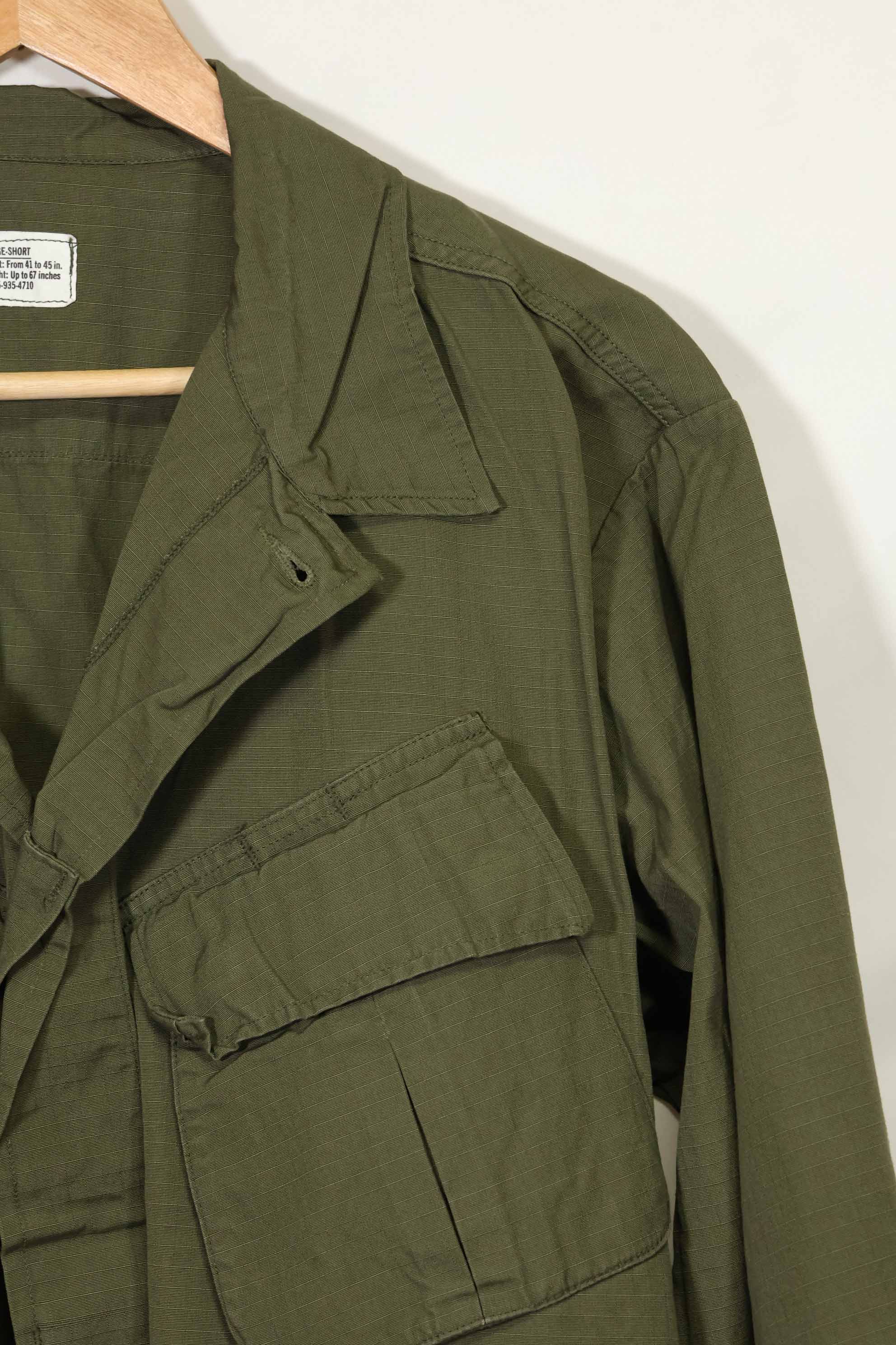 実物 1969年製 デッドストック 4th Model ジャングルファティーグ ジャケット L-S D