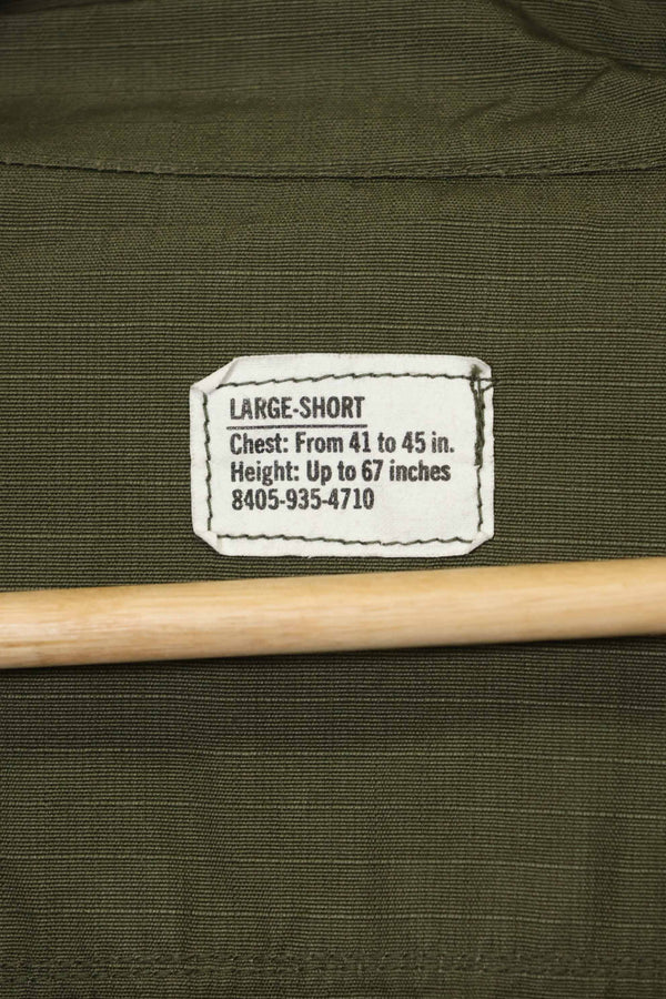 実物 1969年製 デッドストック 4th Model ジャングルファティーグ ジャケット L-S D