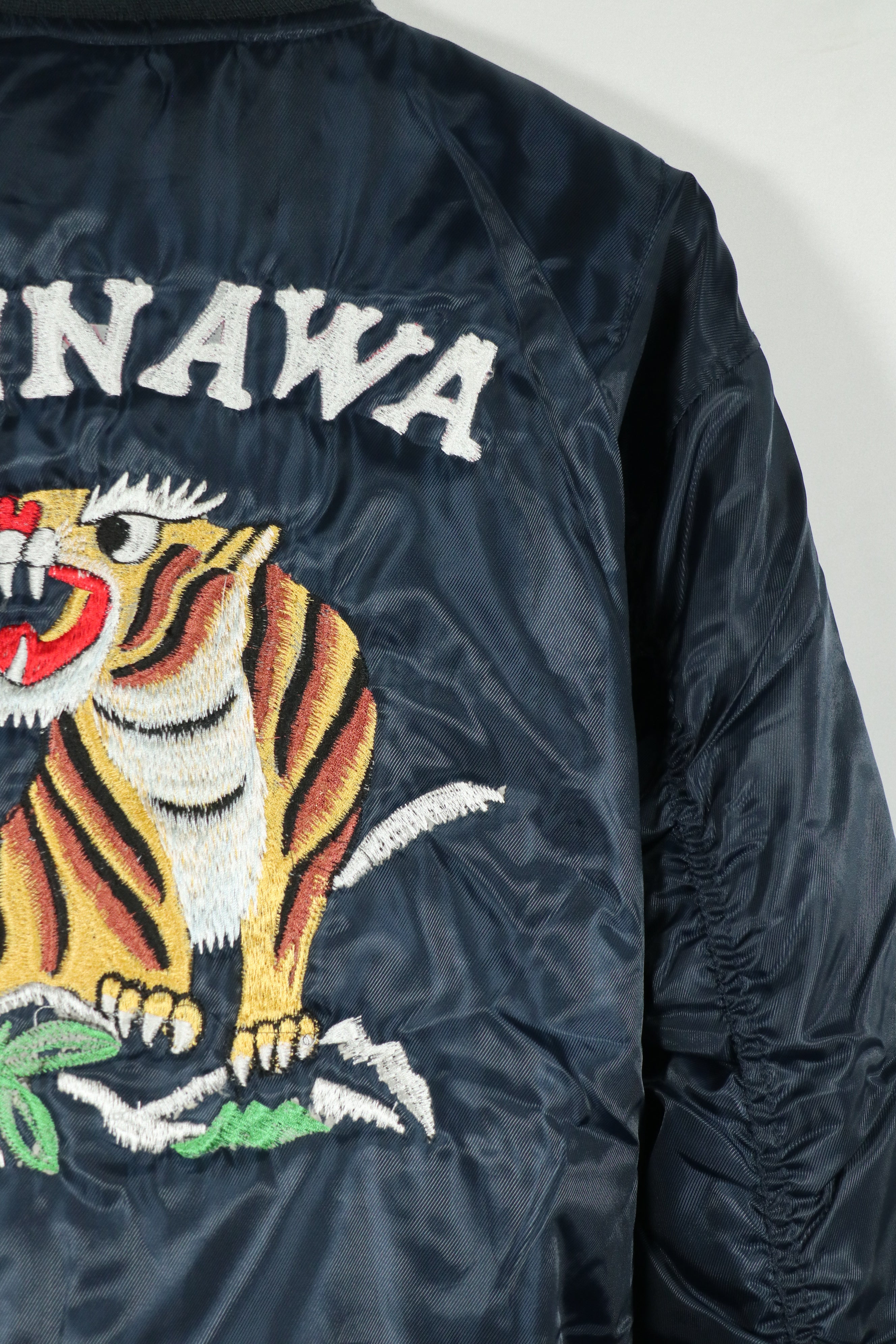 近年 沖縄製 スーバニアジャケット 直接刺繍 MA-1 A