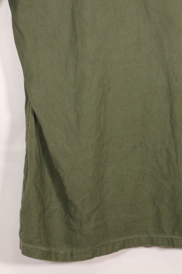 1967年契約 スヌーピーパッチ アメリカ海軍 USN OG-107 ユーティリティシャツ 中古品 A