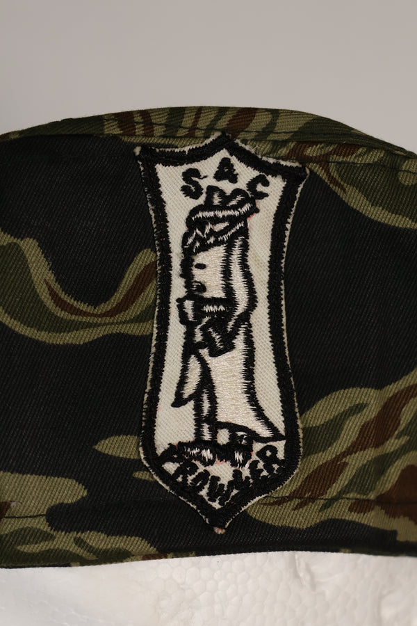 実物 個人調達品 ジグザグパターン タイガーストライプ ベレー帽 未使用品