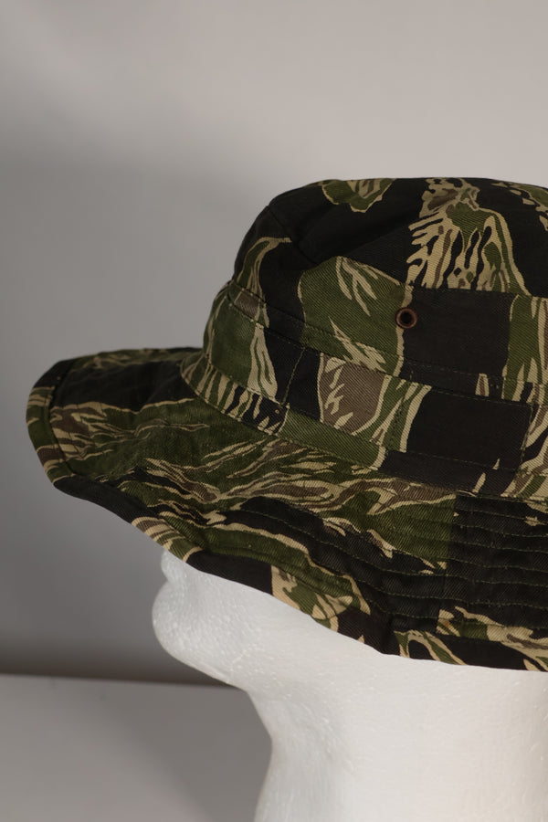 実物 沖縄タイガー タイガーストライプ CISOカット ブーニーハット 大きめ 中古品