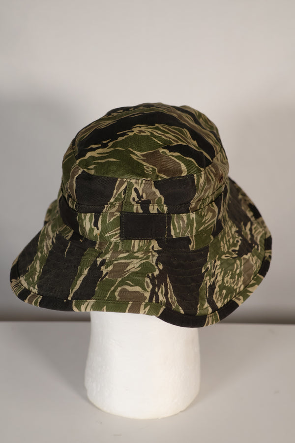 実物 沖縄タイガー タイガーストライプ CISOカット ブーニーハット 大きめ 中古品