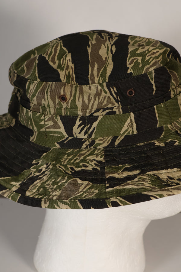 実物 沖縄タイガー タイガーストライプ CISOカット ブーニーハット 大きめ 中古品