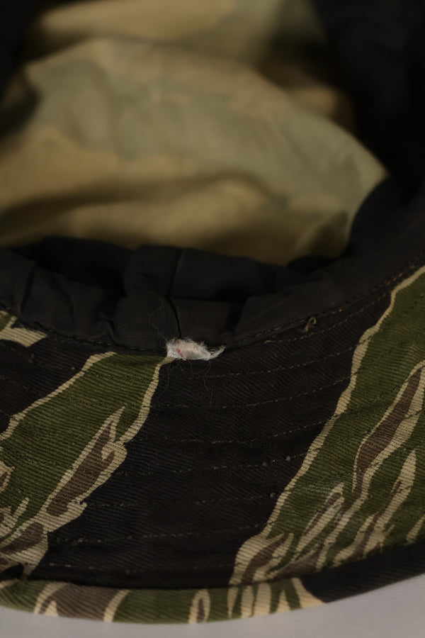 実物 沖縄タイガー タイガーストライプ CISOカット ブーニーハット 大きめ 中古品