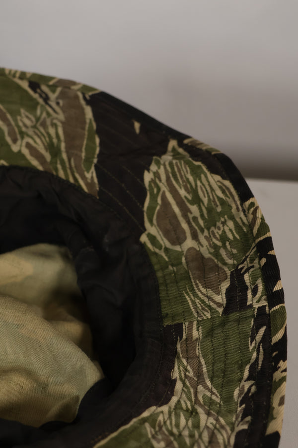 実物 沖縄タイガー タイガーストライプ CISOカット ブーニーハット 大きめ 中古品